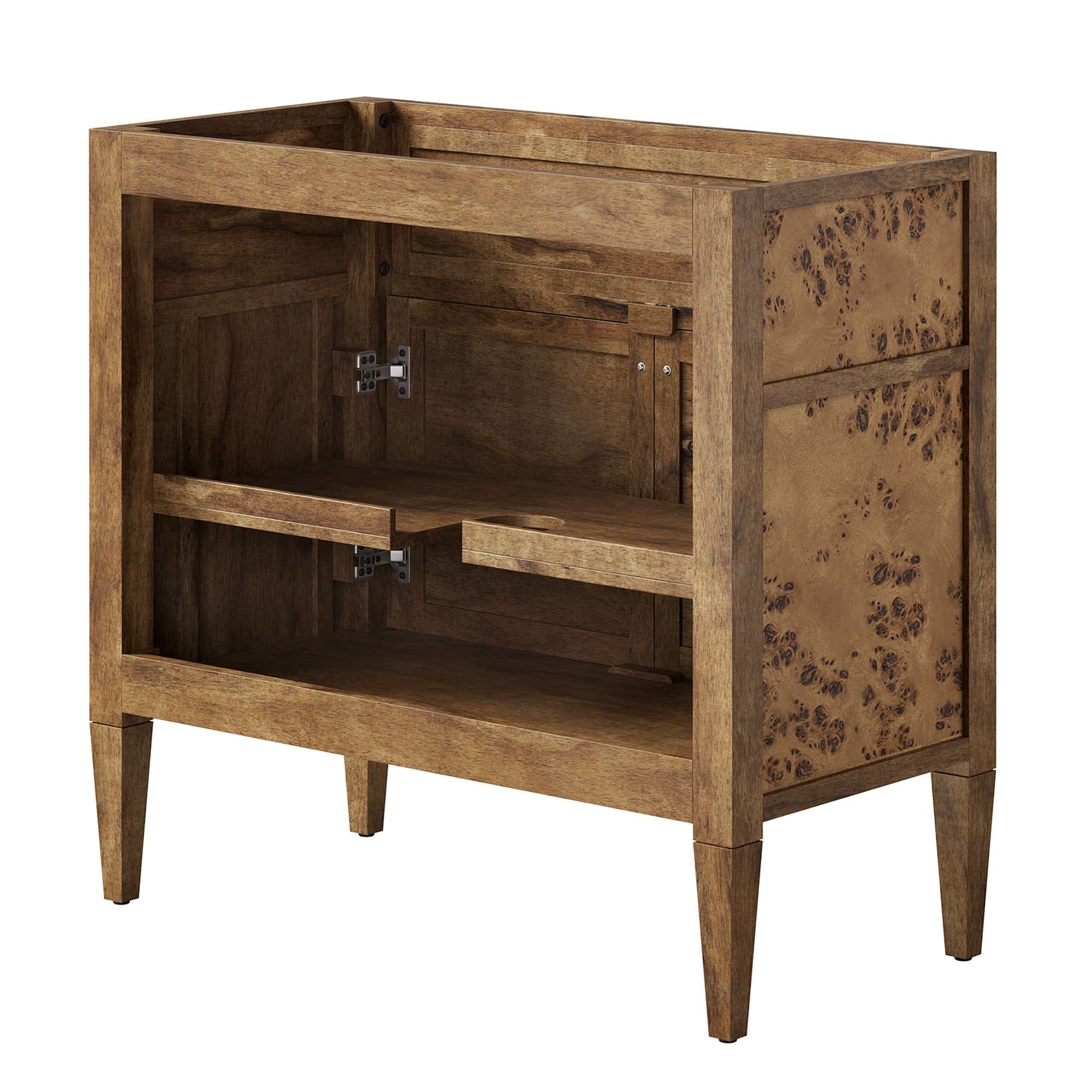 Elysian 36" Wood Bathroom Vanity Cabinet (Sink Basin Not Included) - Brown