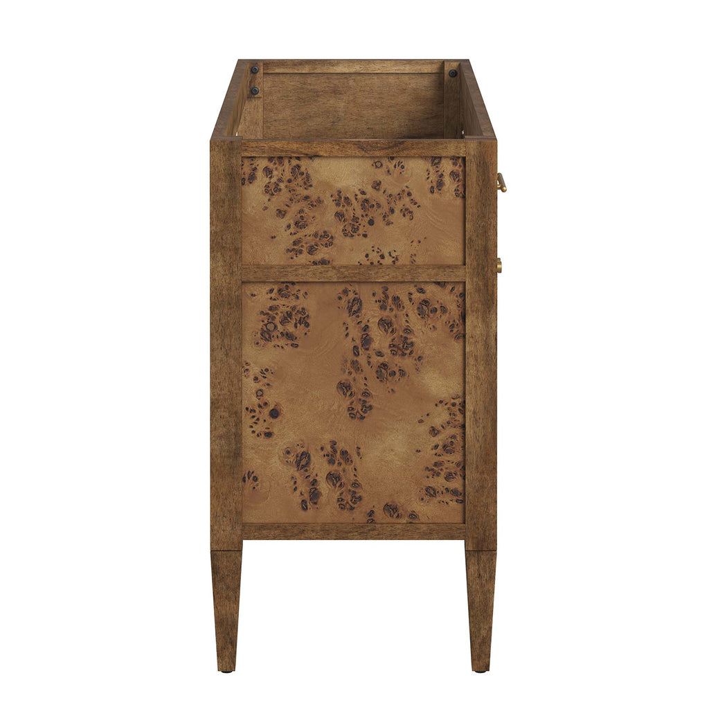 Elysian 48" Wood Bathroom Vanity Cabinet (Sink Basin Not Included) - Brown