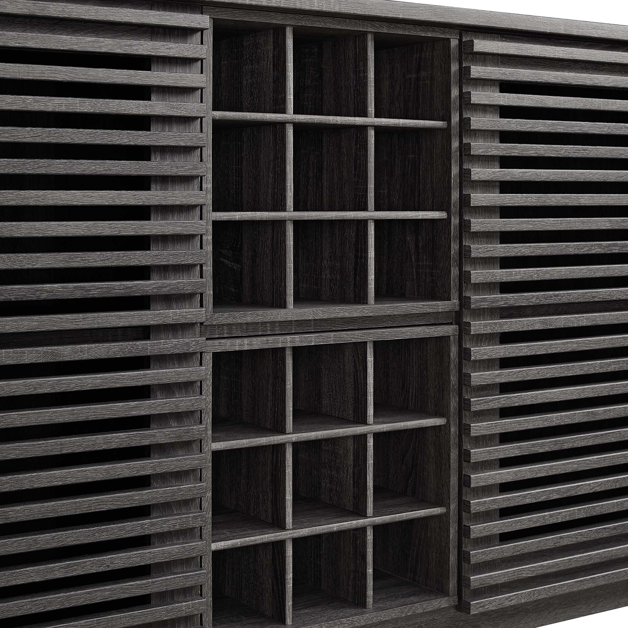 Render Bar Cabinet - Charcoal