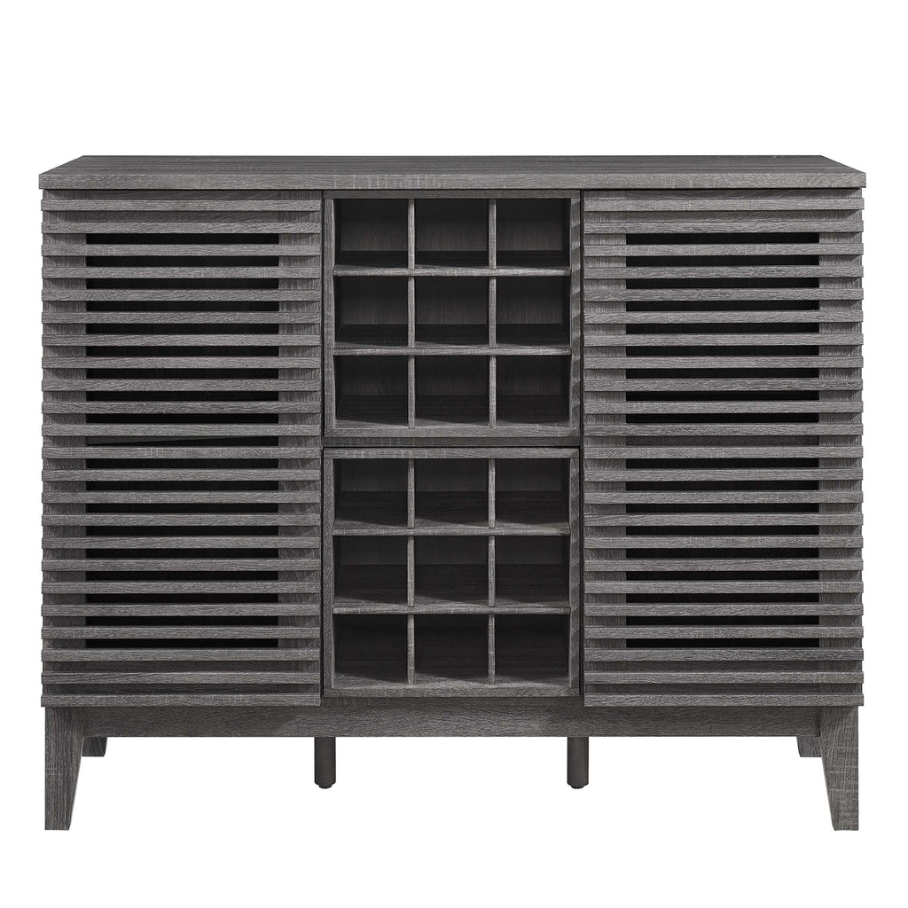 Render Bar Cabinet - Charcoal