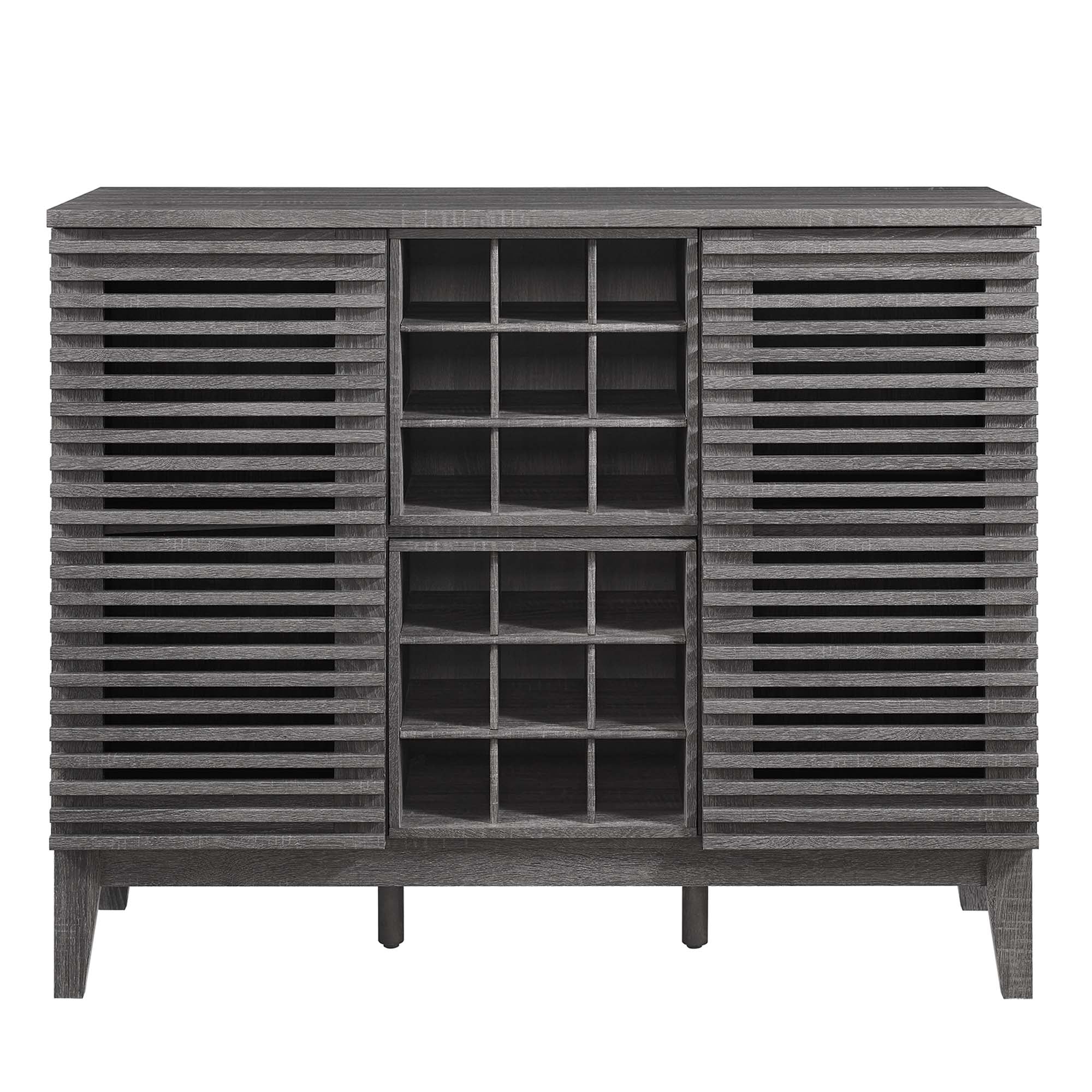 Render Bar Cabinet - Charcoal