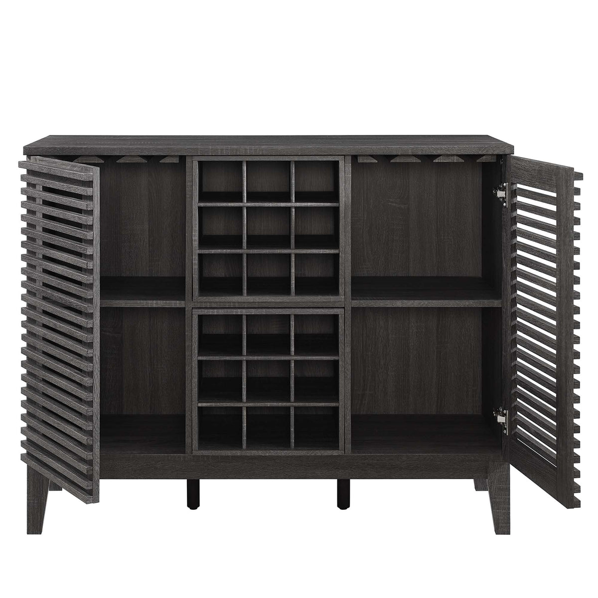 Render Bar Cabinet - Charcoal