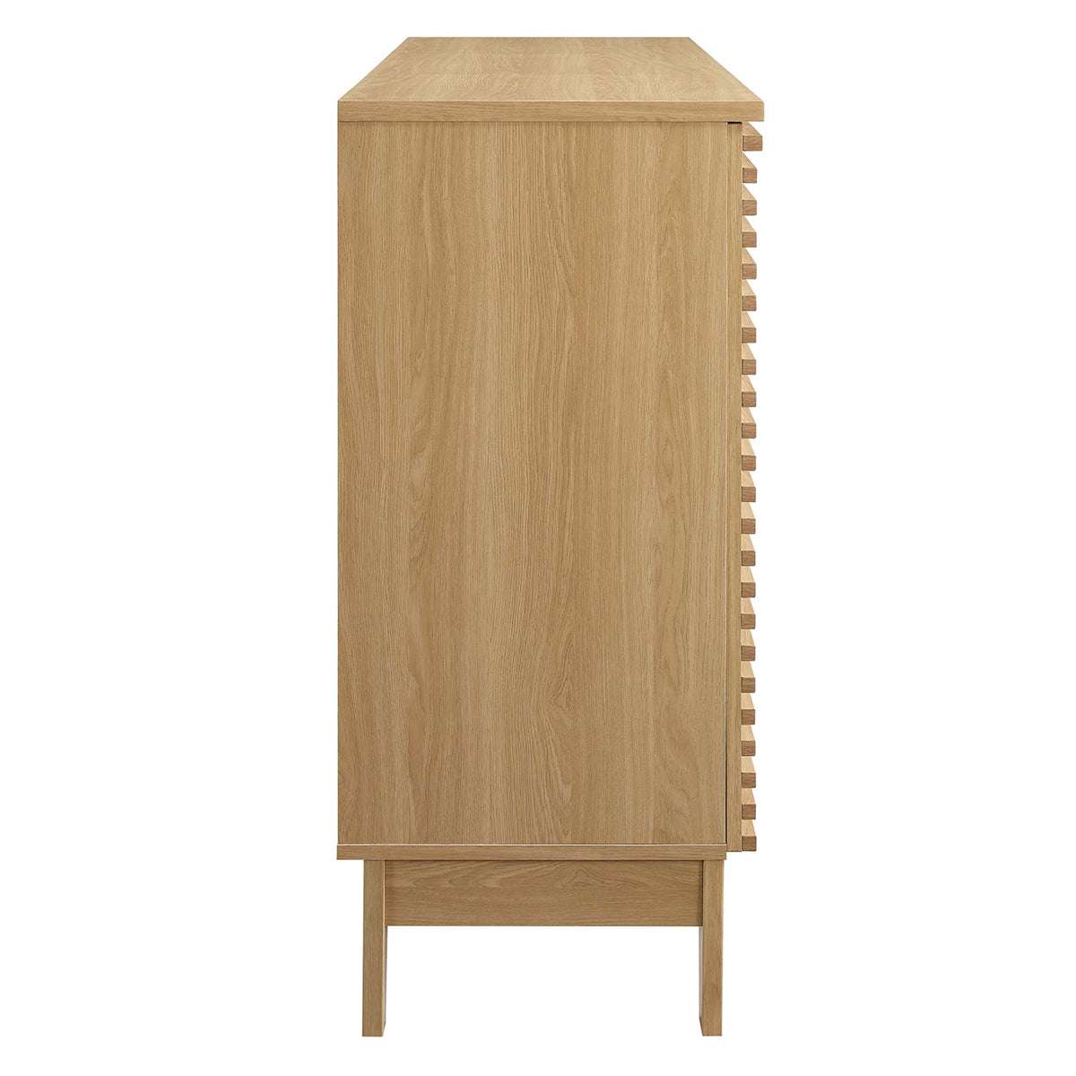 Render Bar Cabinet - Oak