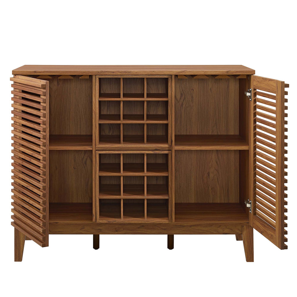 Render Bar Cabinet - Walnut (EEI-6156-WAL)