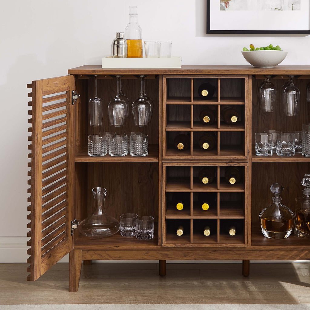 Render Bar Cabinet - Walnut (EEI-6156-WAL)