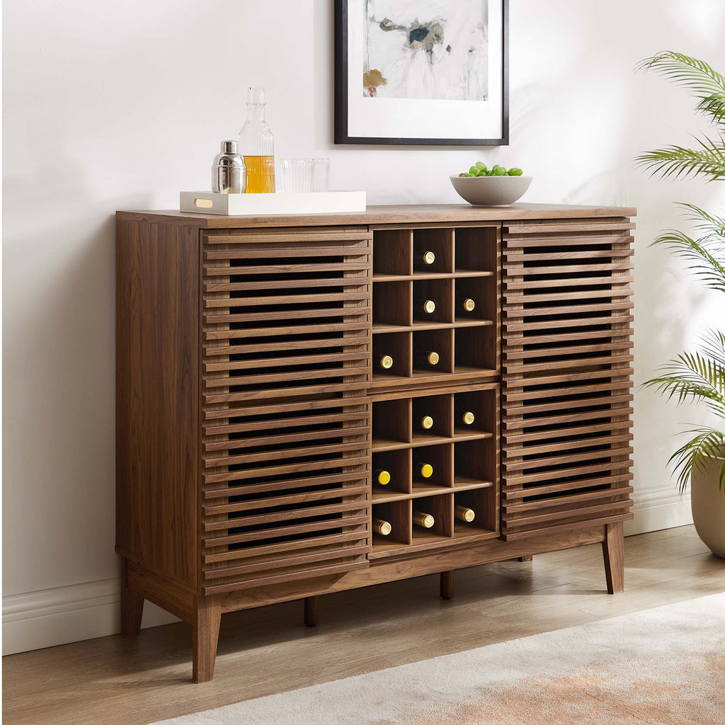 Render Bar Cabinet - Walnut (EEI-6156-WAL)