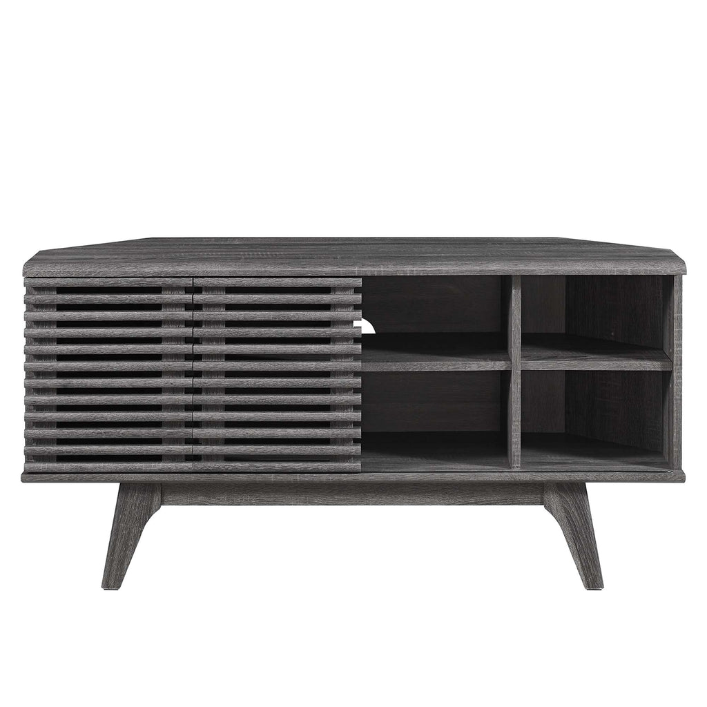 Render 46" Corner TV Stand - Charcoal