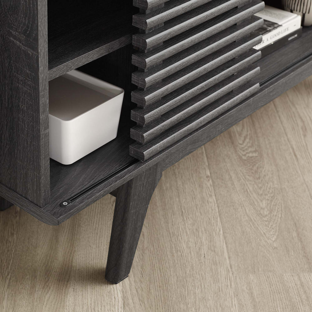 Render 46" Corner TV Stand - Charcoal