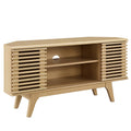 Render 46" Corner TV Stand - Oak