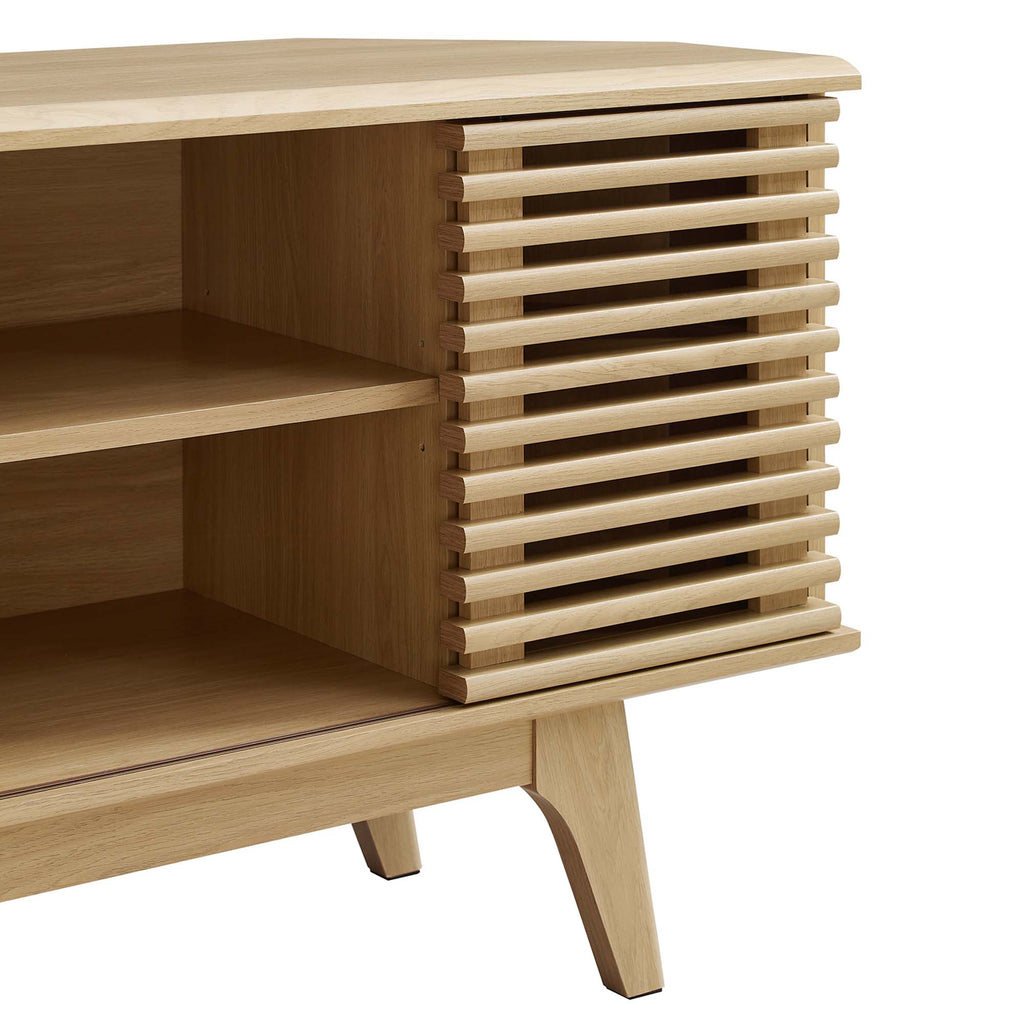 Render 46" Corner TV Stand - Oak