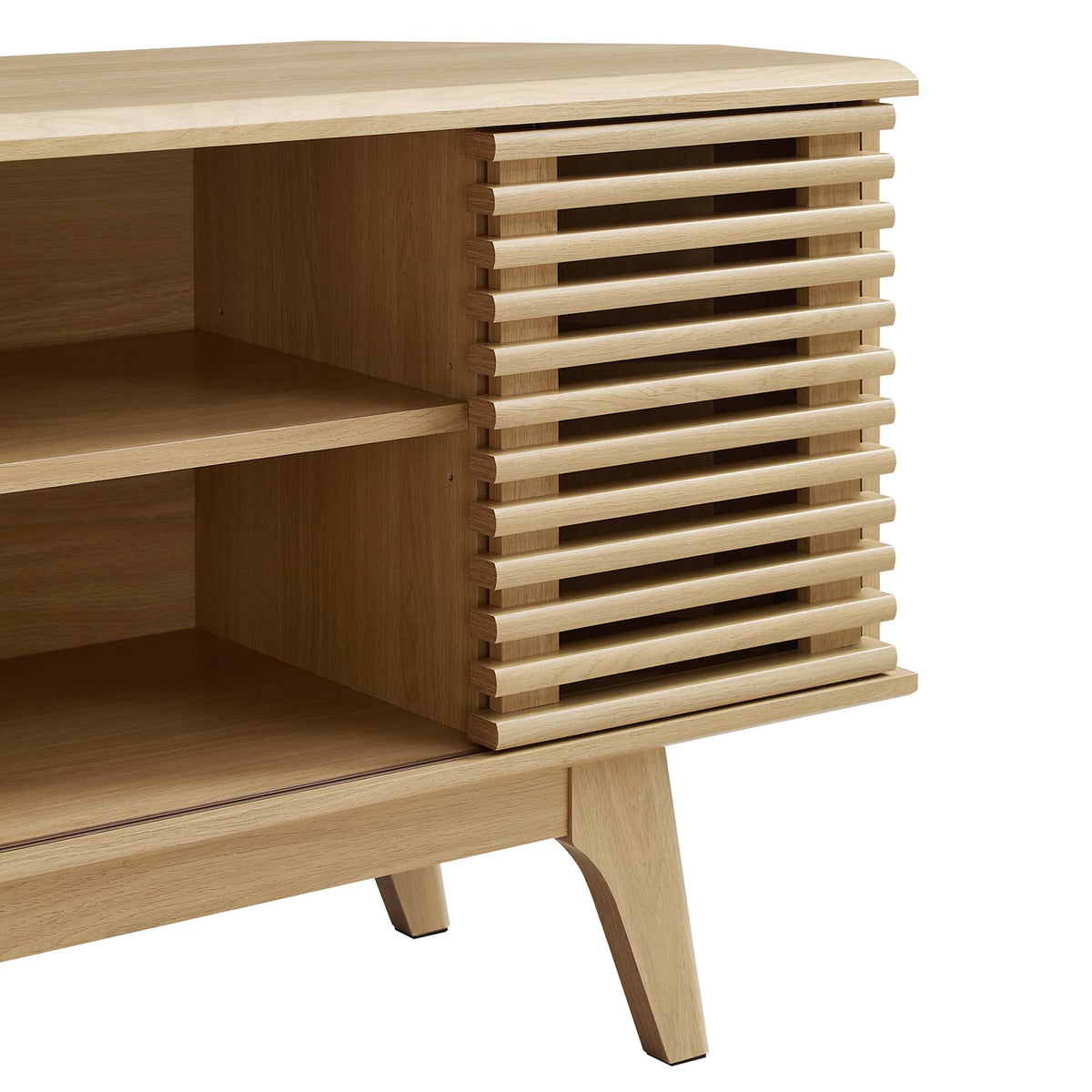 Render 46" Corner TV Stand - Oak