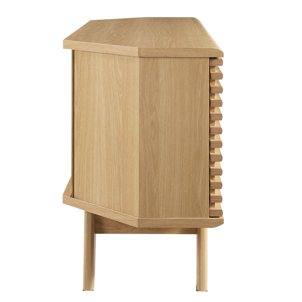 Render 46" Corner TV Stand - Oak