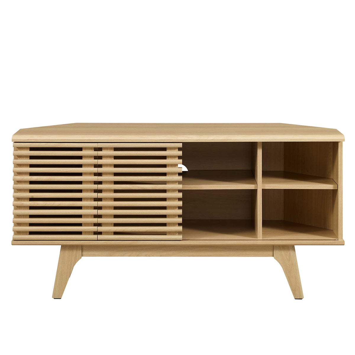 Render 46" Corner TV Stand - Oak