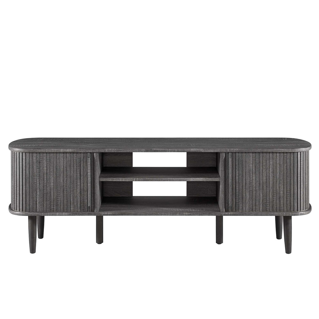 Contour 55" TV Stand - Charcoal