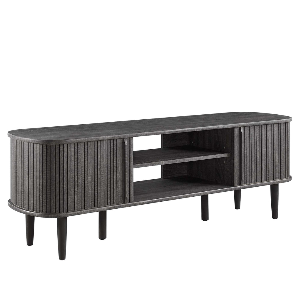 Contour 55" TV Stand - Charcoal