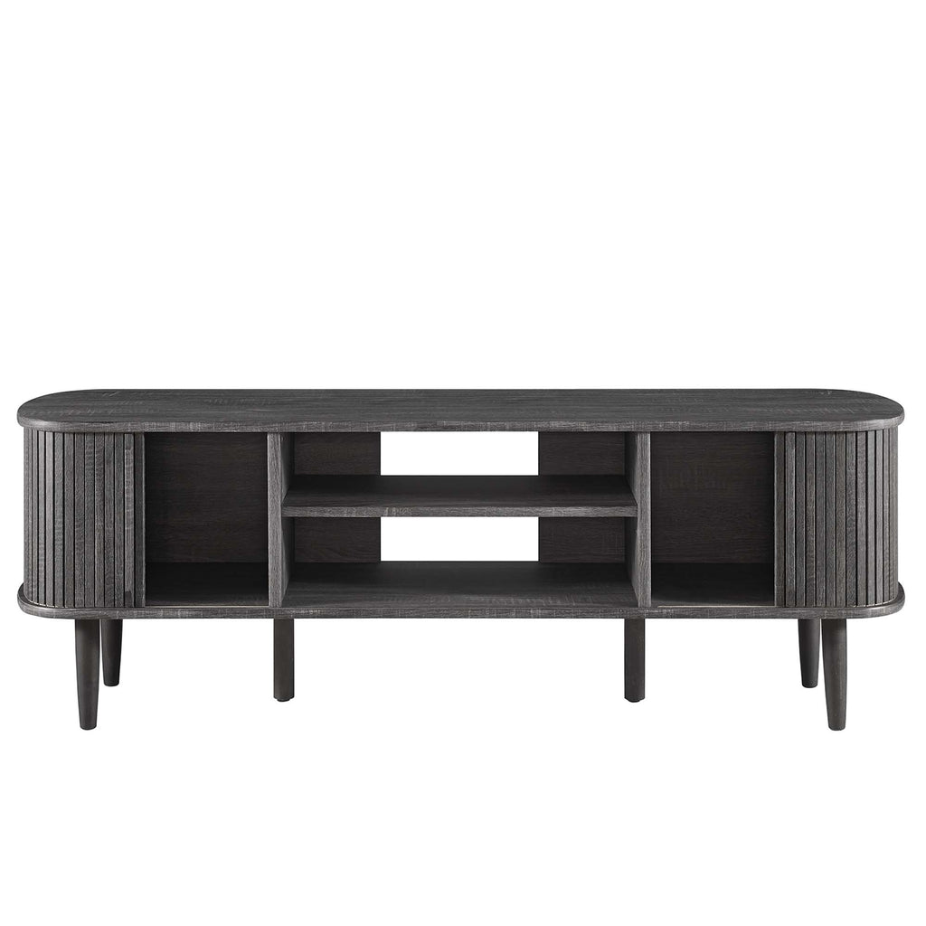 Contour 55" TV Stand - Charcoal