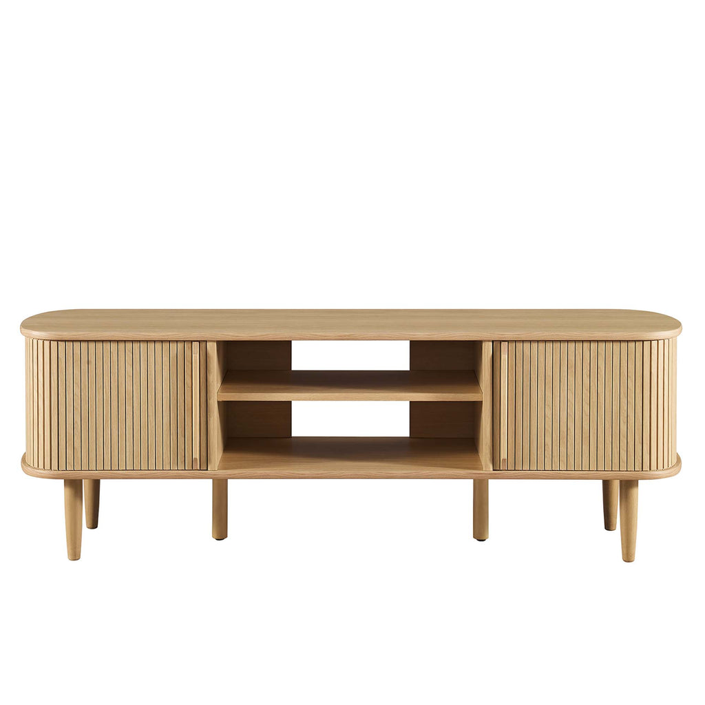 Contour 55" TV Stand - Oak