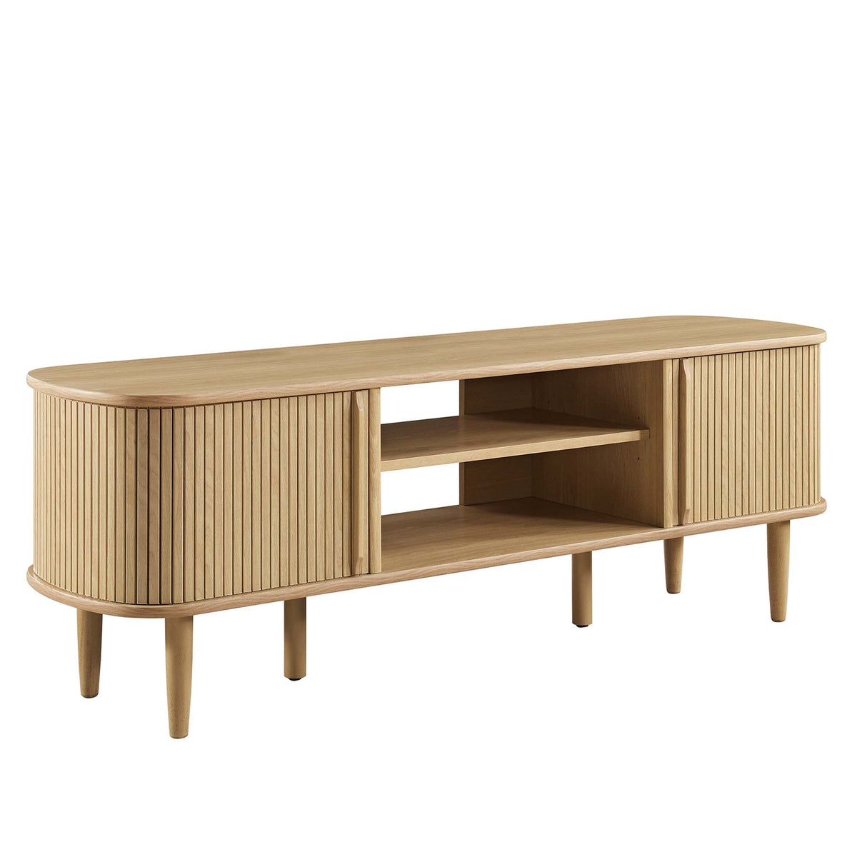 Contour 55" TV Stand - Oak