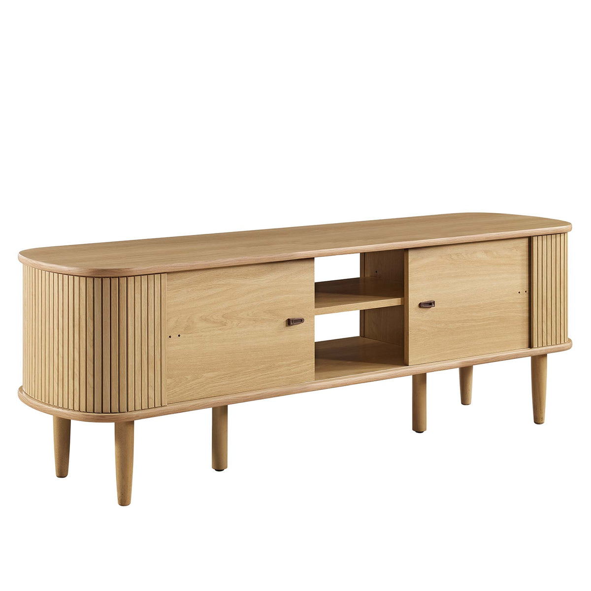 Contour 55" TV Stand - Oak