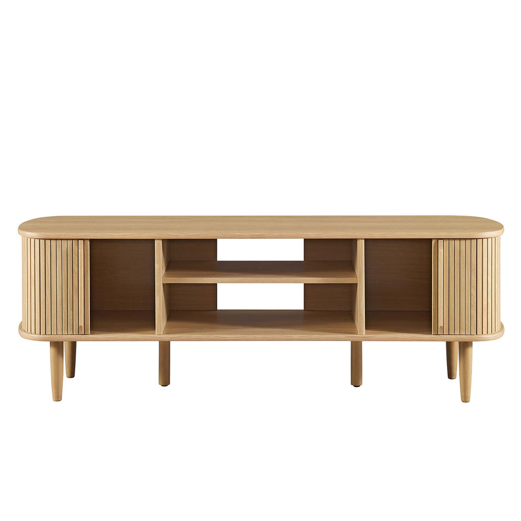 Contour 55" TV Stand - Oak
