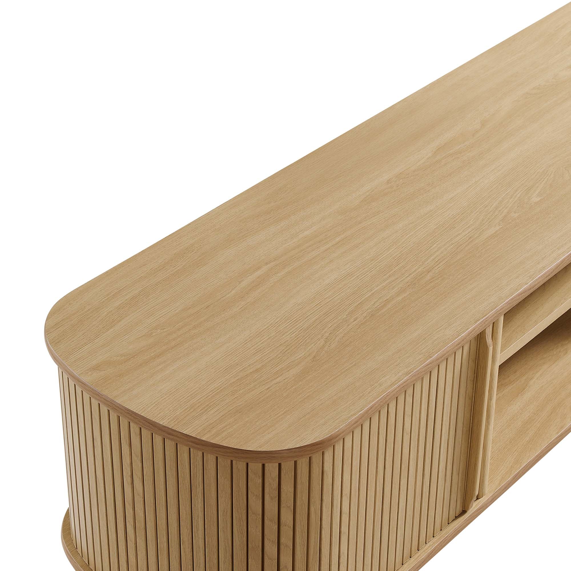 Contour 55" TV Stand - Oak