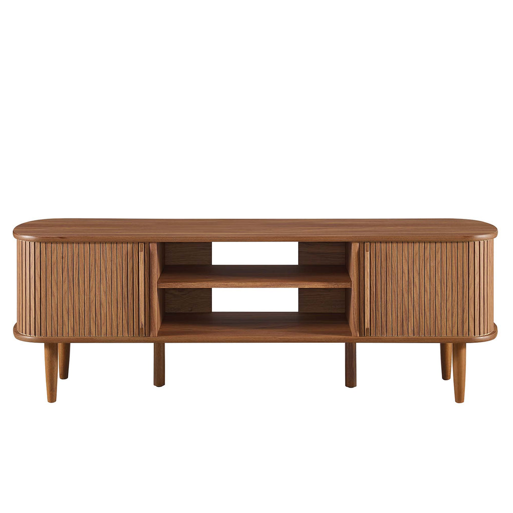 Contour 55" TV Stand - Walnut