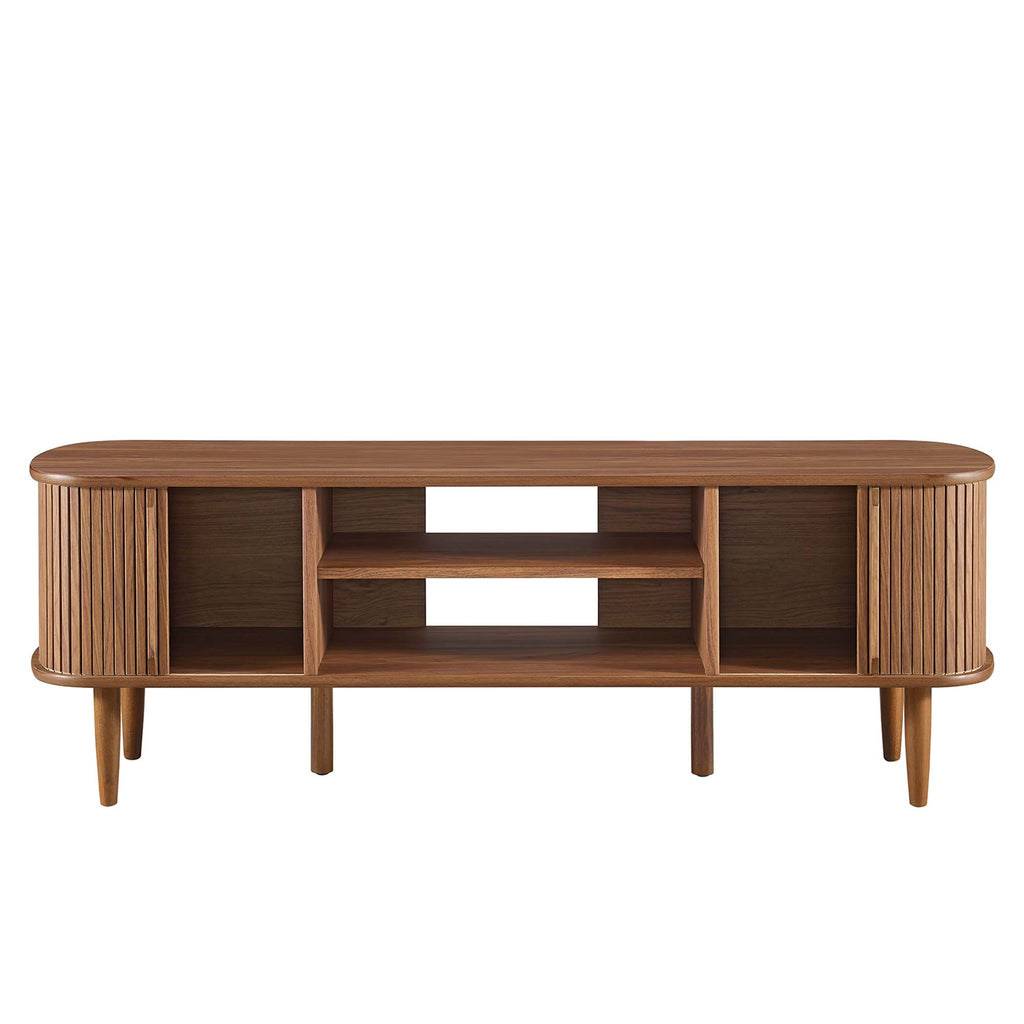 Contour 55" TV Stand - Walnut