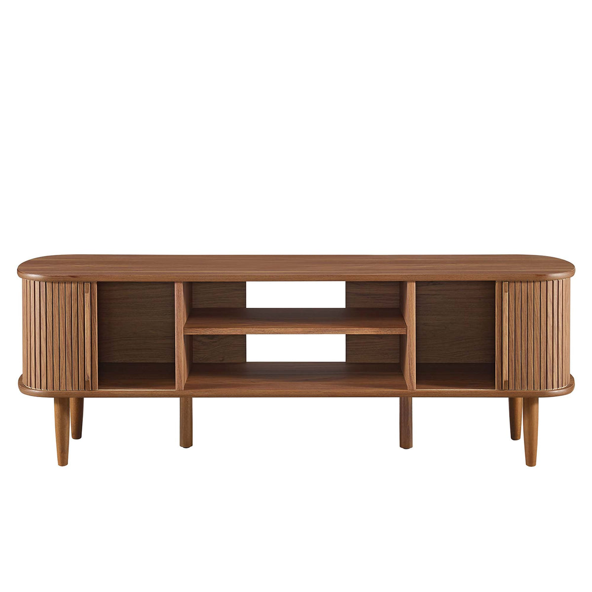 Contour 55" TV Stand - Walnut