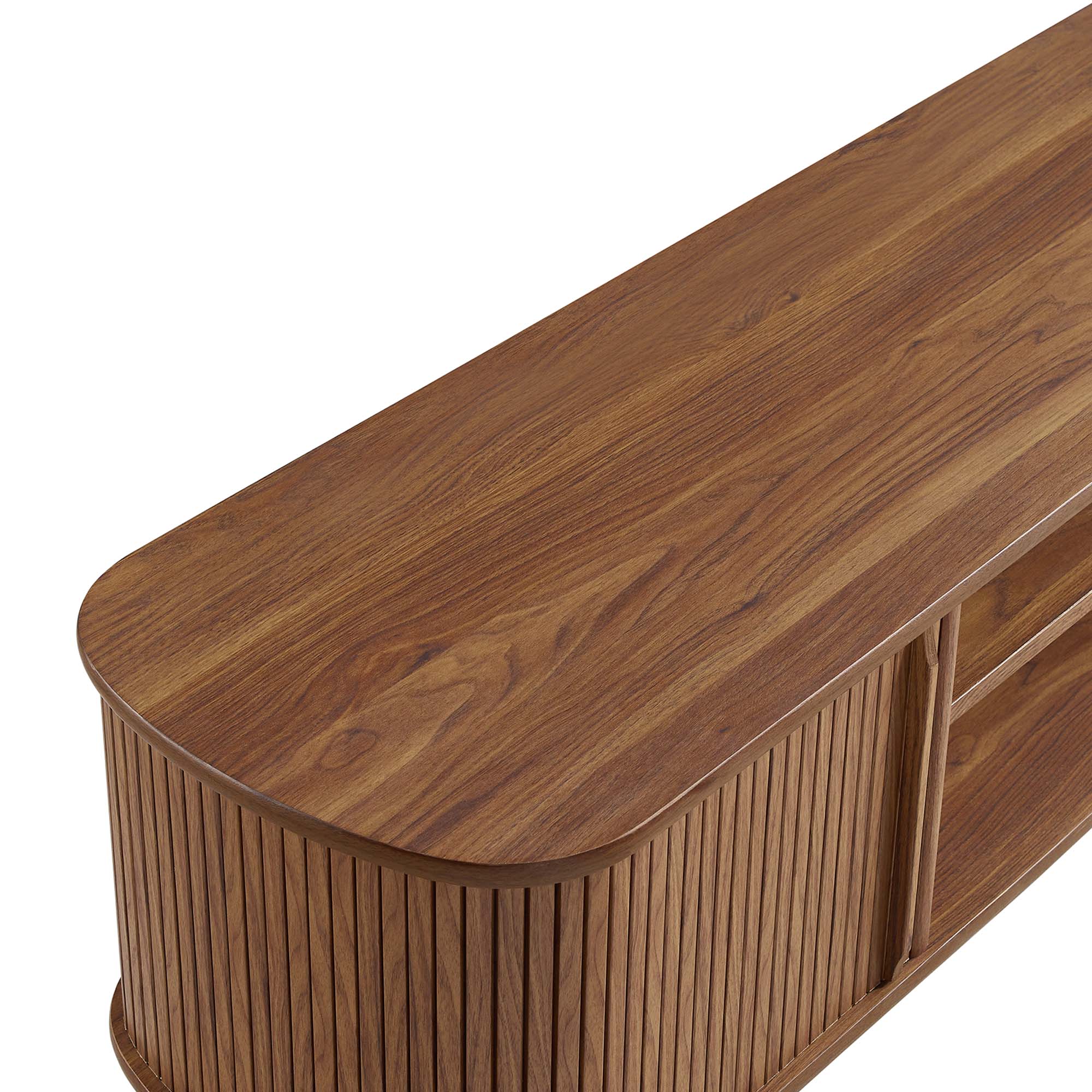 Contour 55" TV Stand - Walnut