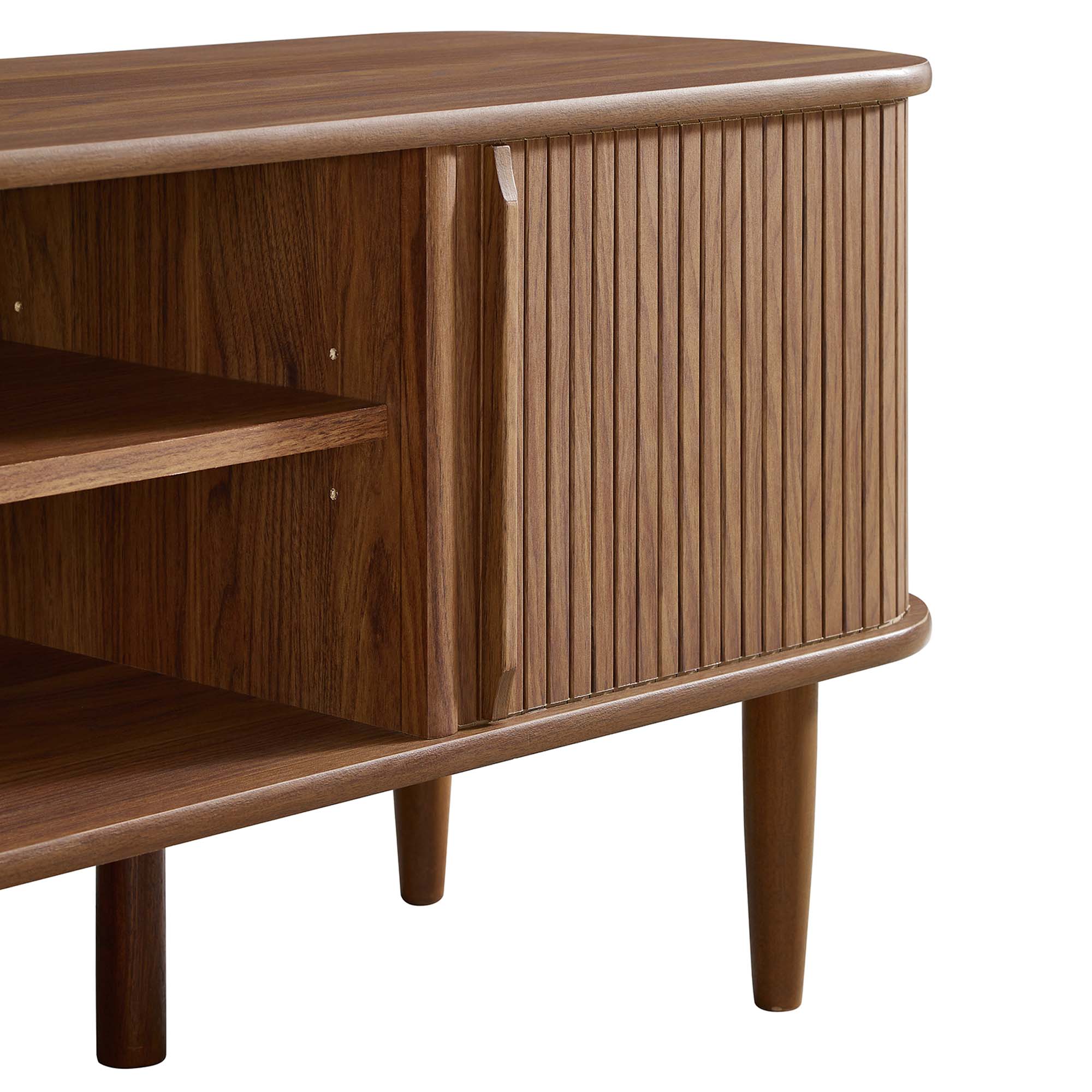 Contour 55" TV Stand - Walnut