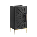 Awaken 18" Bathroom Vanity Cabinet - Black