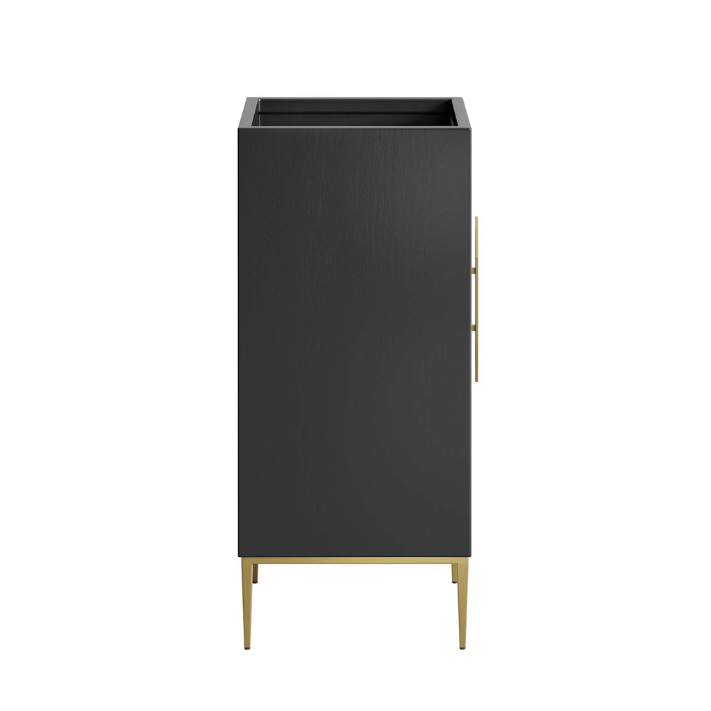 Awaken 18" Bathroom Vanity Cabinet - Black
