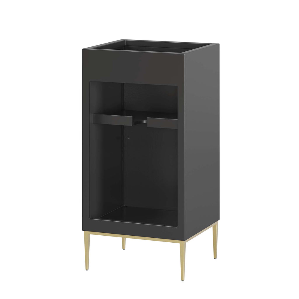 Awaken 18" Bathroom Vanity Cabinet - Black