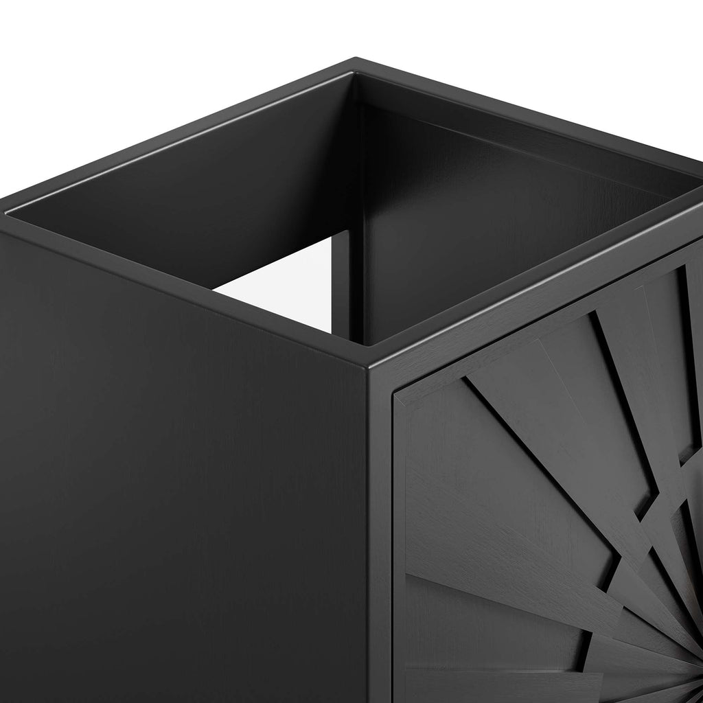 Awaken 18" Bathroom Vanity Cabinet - Black