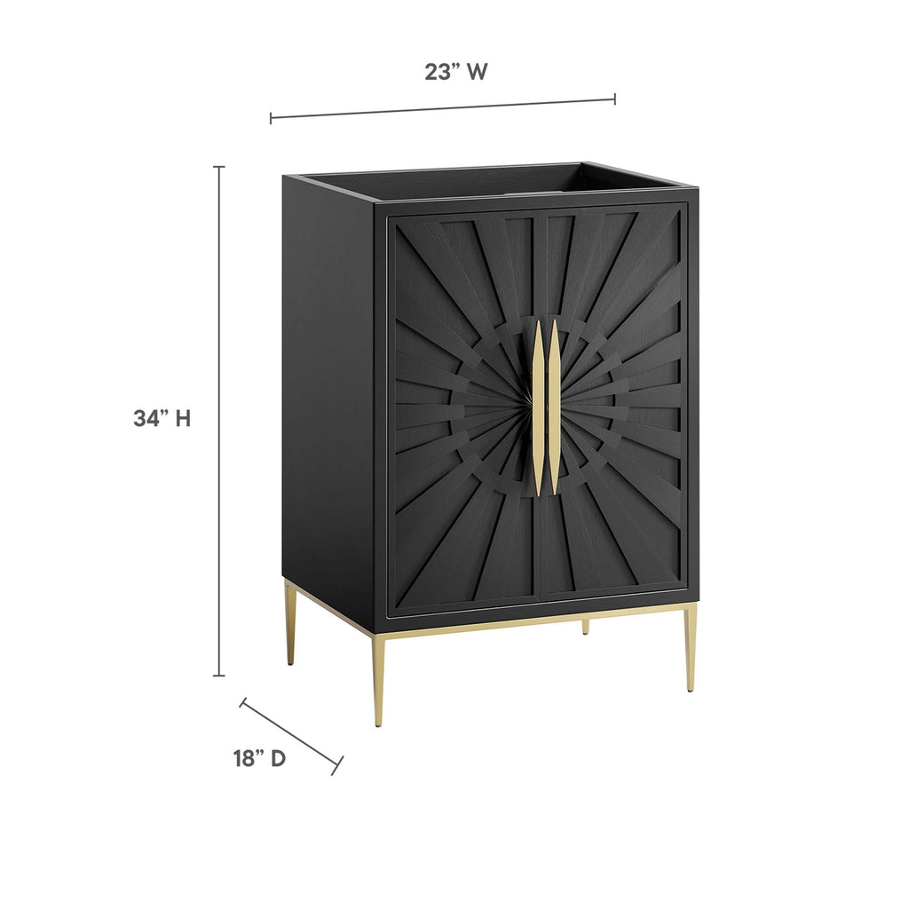 Awaken 24" Bathroom Vanity Cabinet - Black