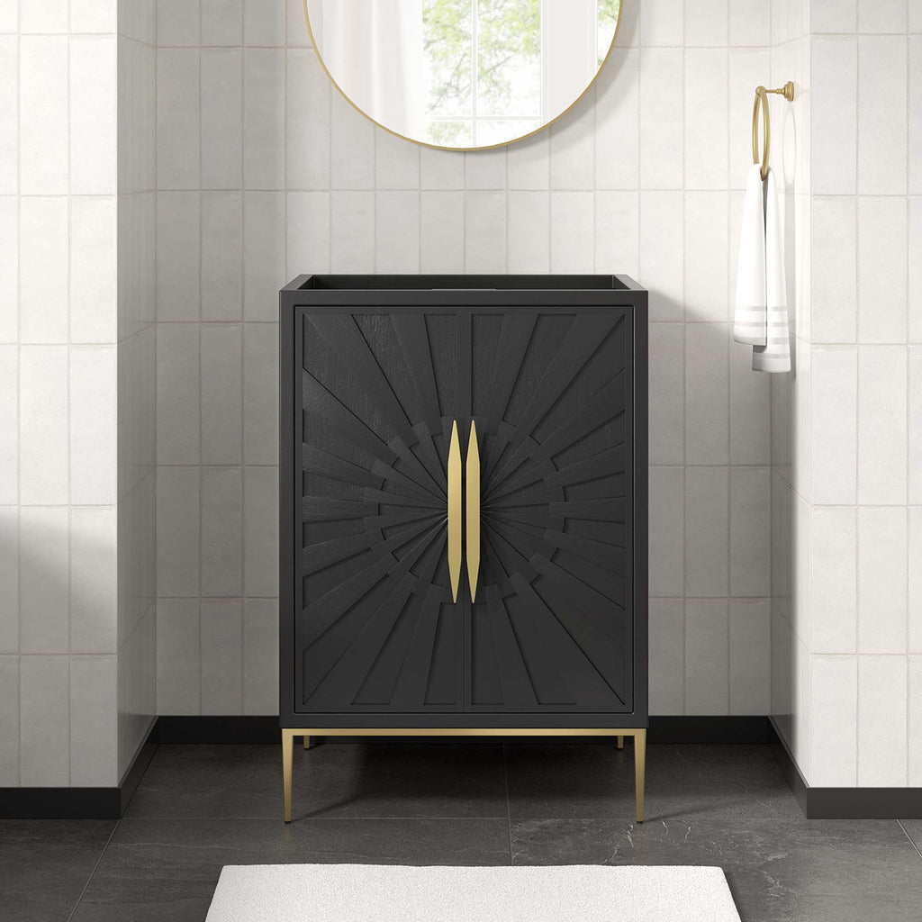 Awaken 24" Bathroom Vanity Cabinet - Black