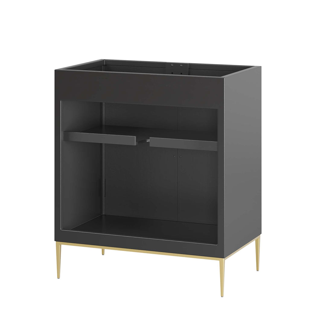 Awaken 30" Bathroom Vanity Cabinet - Black
