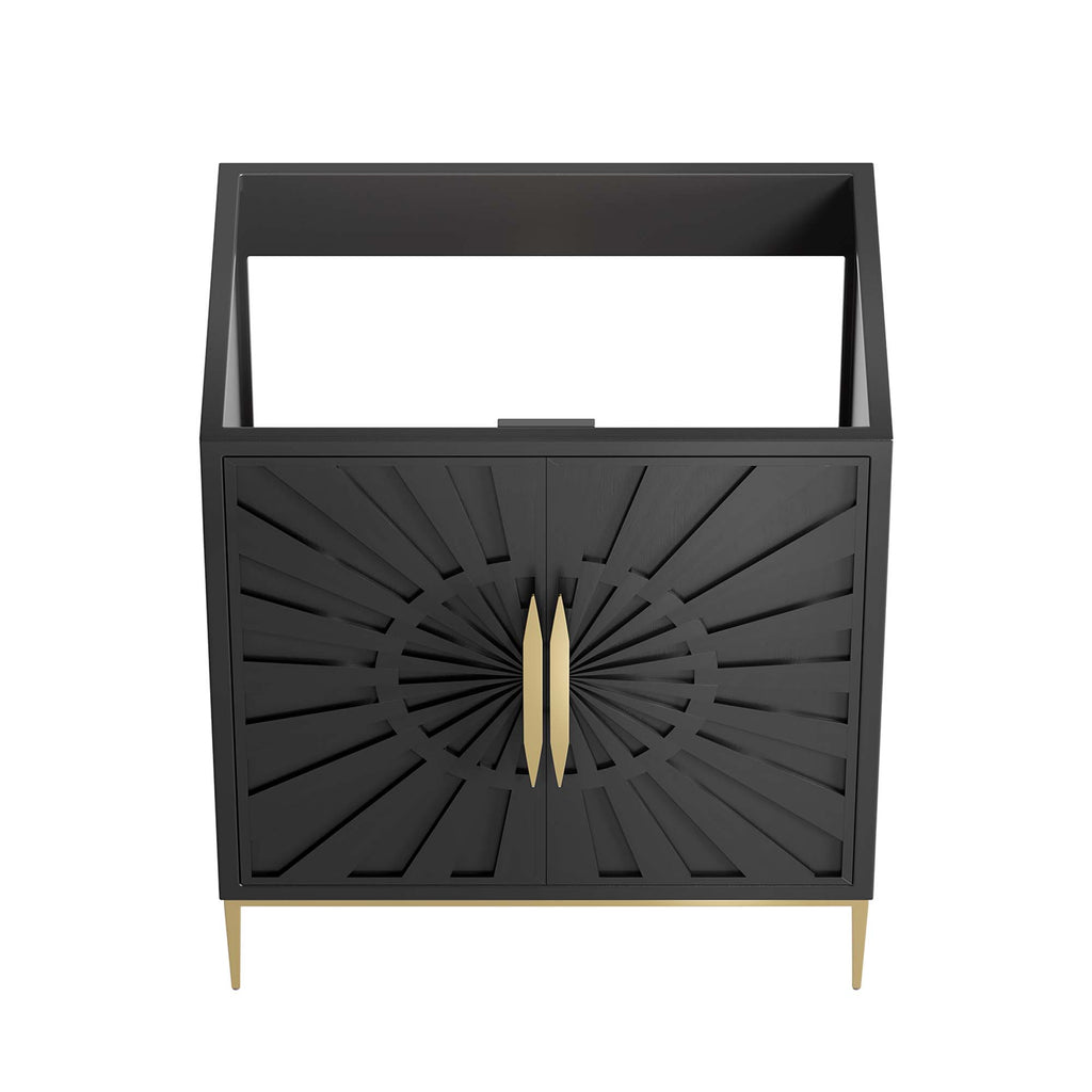 Awaken 30" Bathroom Vanity Cabinet - Black