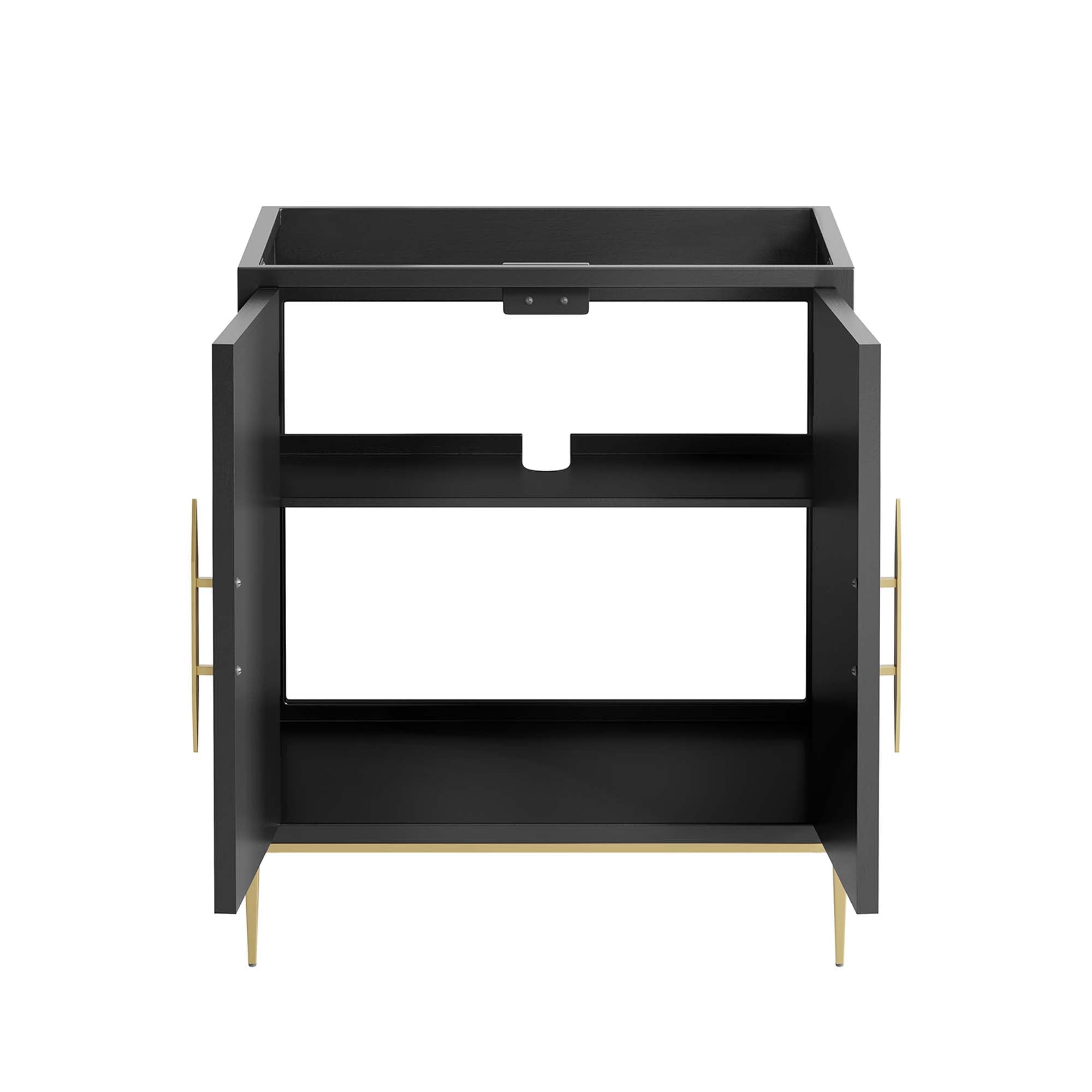 Awaken 30" Bathroom Vanity Cabinet - Black