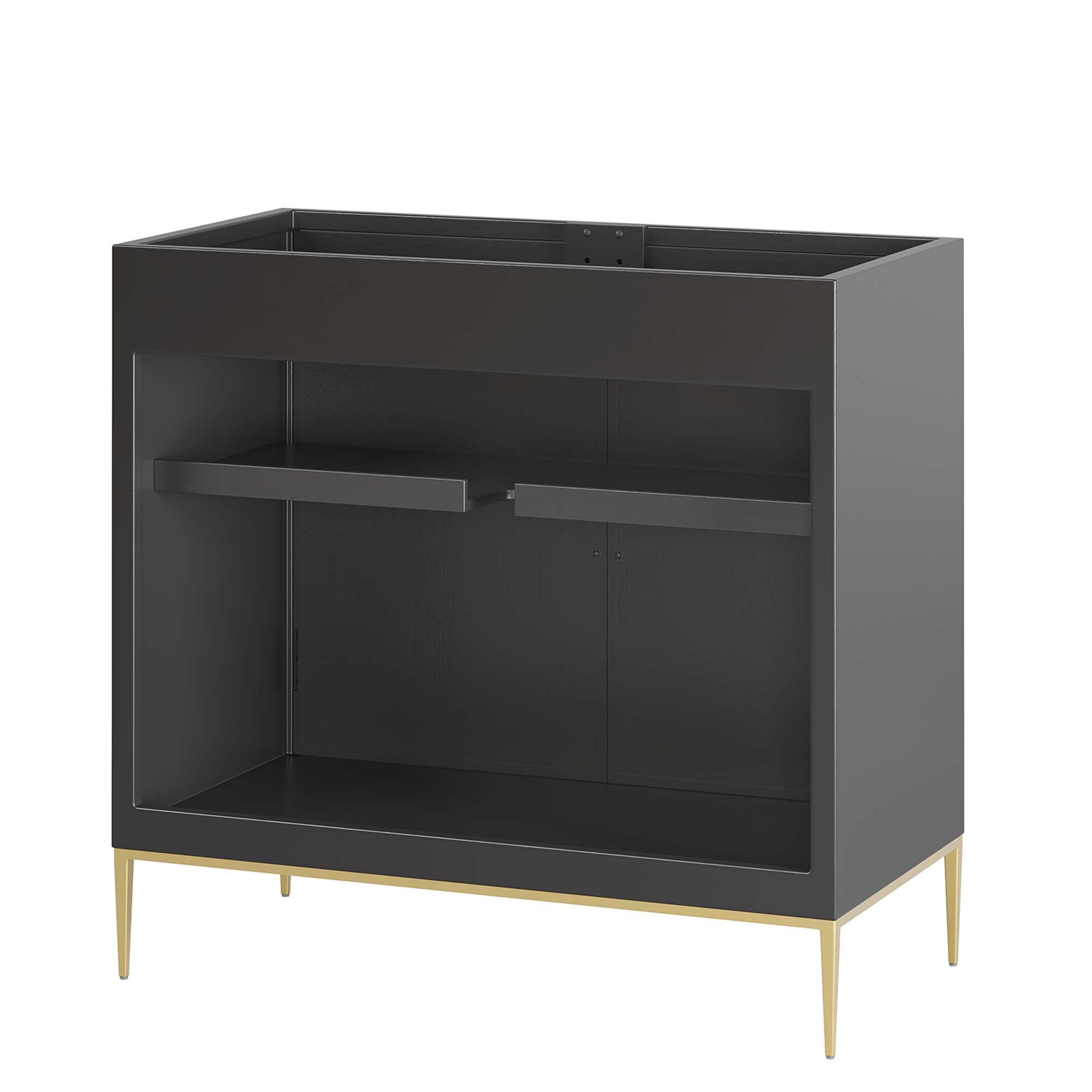 Awaken 36" Bathroom Vanity Cabinet - Black