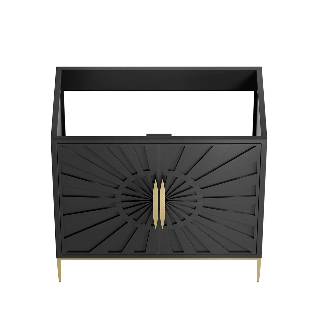 Awaken 36" Bathroom Vanity Cabinet - Black