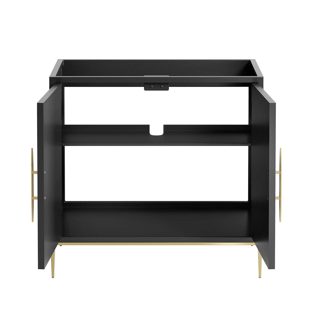 Awaken 36" Bathroom Vanity Cabinet - Black