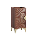 Daylight 18" Bathroom Vanity Cabinet - Walnut