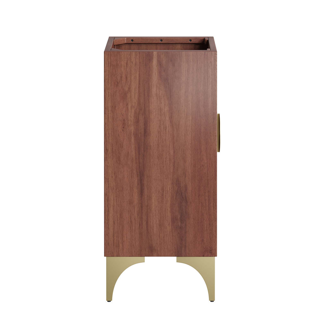 Daylight 18" Bathroom Vanity Cabinet - Walnut