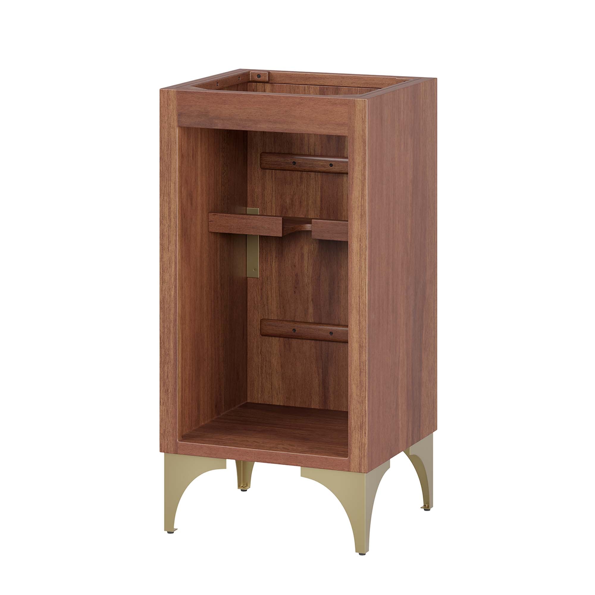 Daylight 18" Bathroom Vanity Cabinet - Walnut