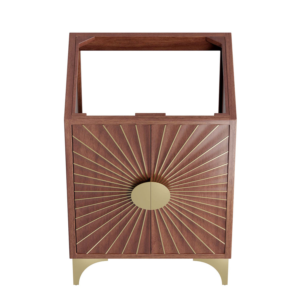 Daylight 24" Bathroom Vanity Cabinet - Walnut