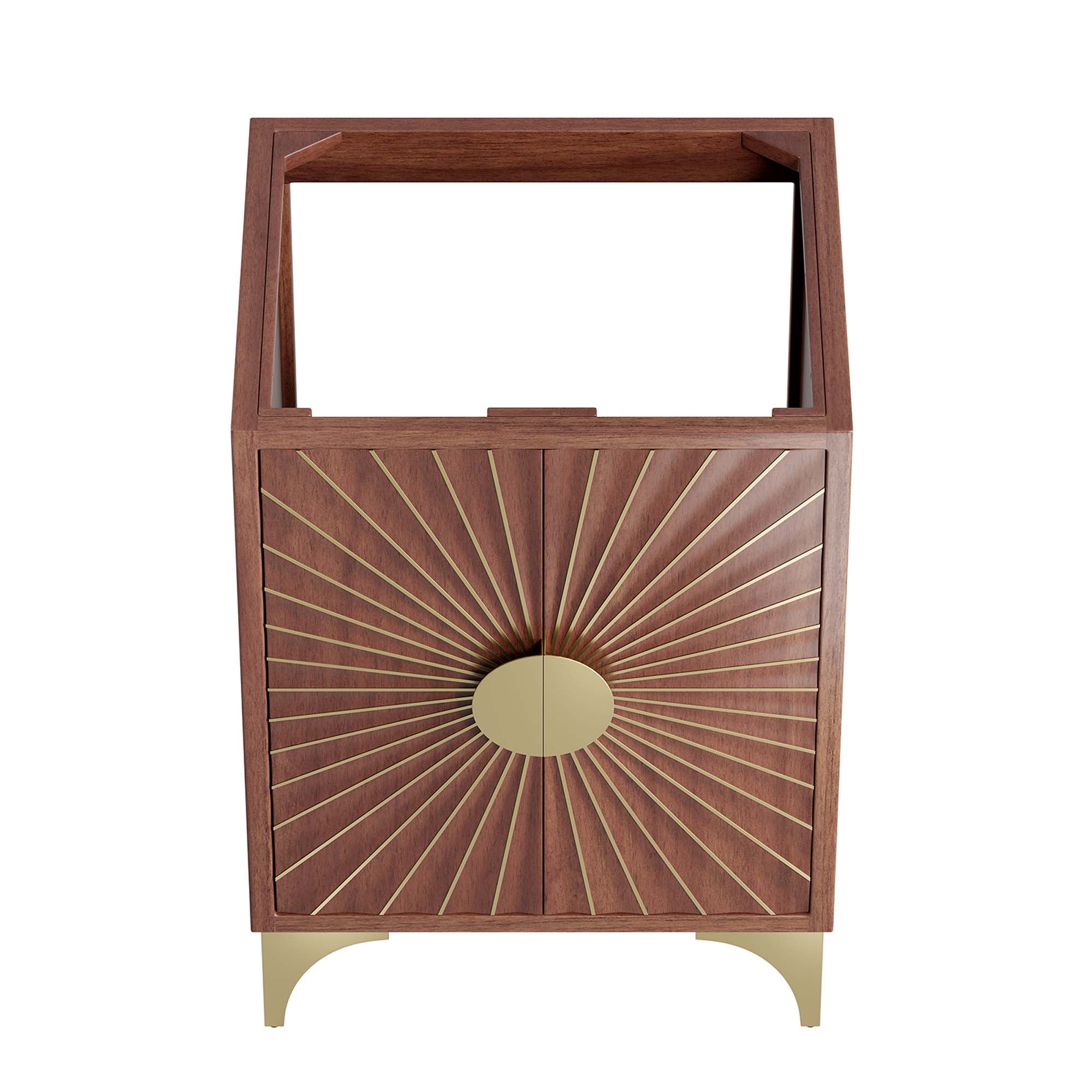 Daylight 24" Bathroom Vanity Cabinet - Walnut