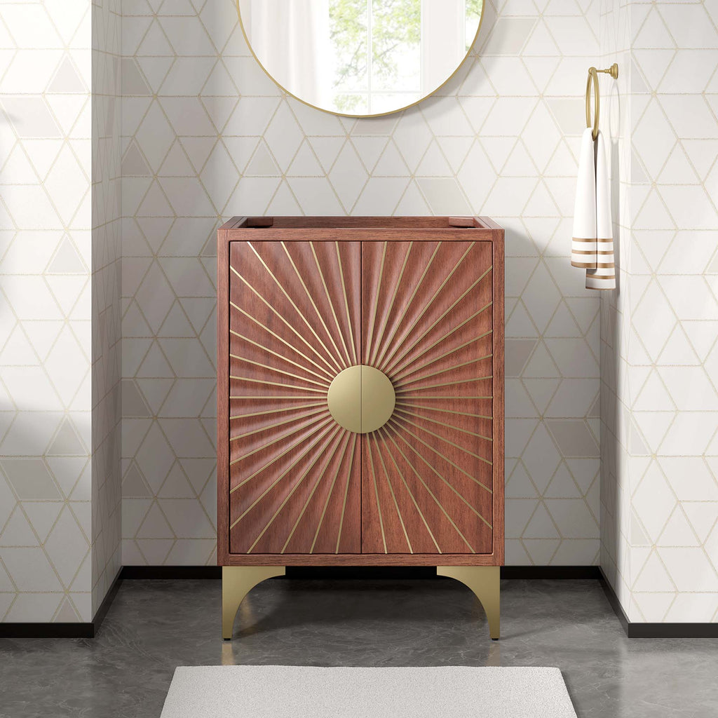 Daylight 24" Bathroom Vanity Cabinet - Walnut