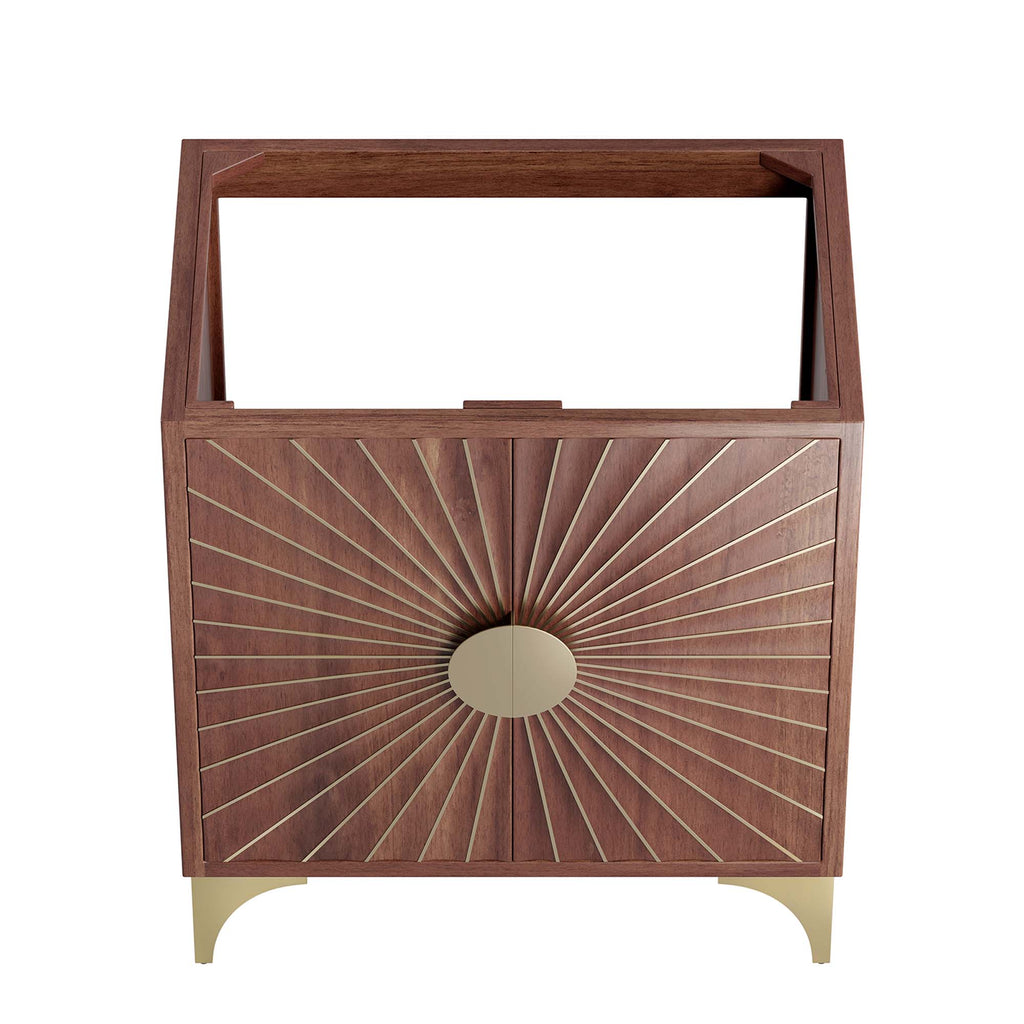 Daylight 30" Bathroom Vanity Cabinet - Walnut