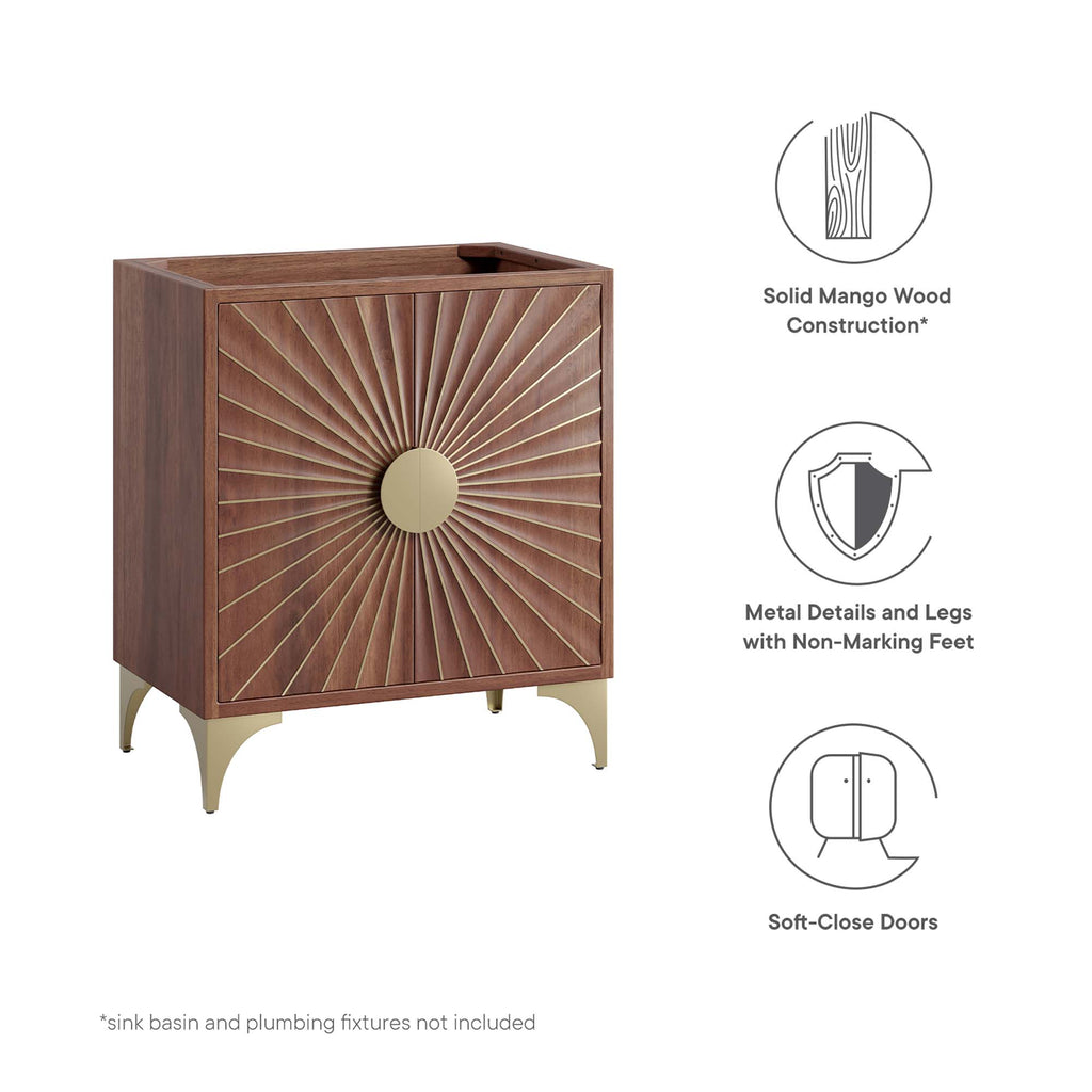 Daylight 30" Bathroom Vanity Cabinet - Walnut